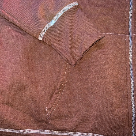 Size medium baggy fit zip up graphic hoodie forever 21 - Picture 4 of 6